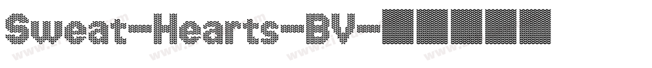 Sweat-Hearts-BV字体转换