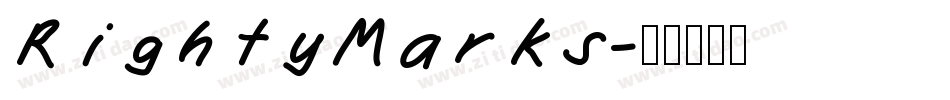 RightyMarks字体转换