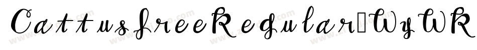 CattusfreeRegular-WyWRn字体转换