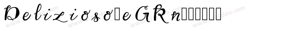 Delizioso-eGRn字体转换