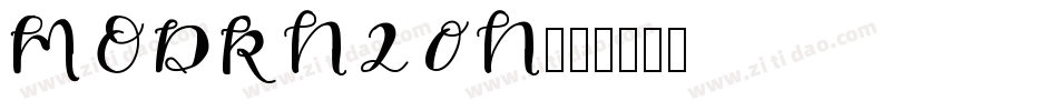 MODRN20N字体转换