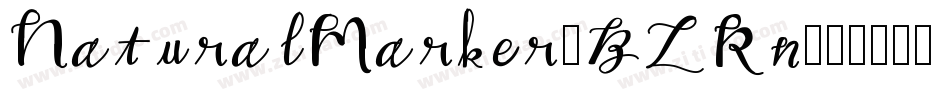 NaturalMarker-BZRn字体转换 NaturalMarker-BZRn字体转换