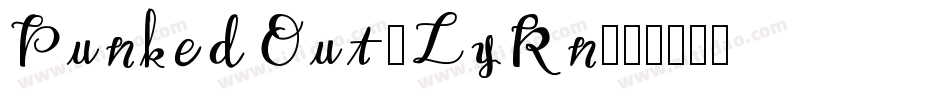 PunkedOut-LyRn字体转换