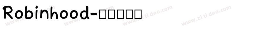 Robinhood字体转换