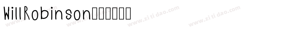 WillRobinson字体转换