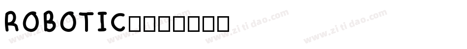 ROBOTICA字体转换
