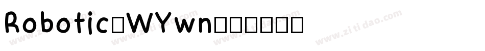 Robotic-WYwn字体转换