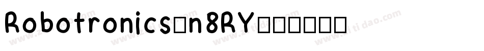 Robotronics-n8RY字体转换