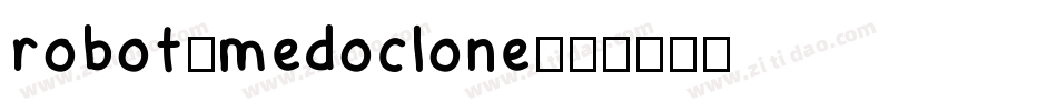 robot-medoclone字体转换