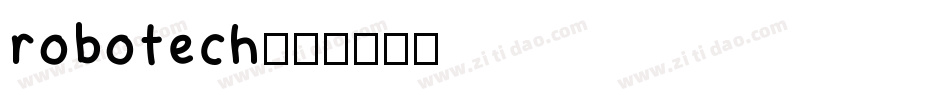 robotech字体转换