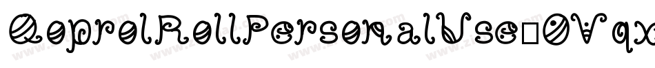 QoprolRollPersonalUse-OVqx4字体转换