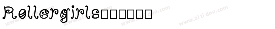 Rollergirls字体转换