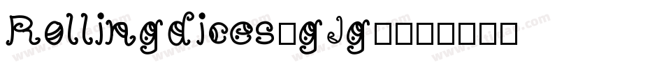 Rollingdices-gJg5字体转换