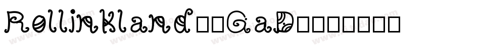 Rollinkland-1GaD2字体转换