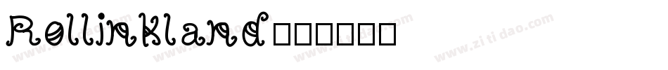 Rollinkland字体转换
