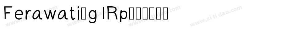 Ferawati-g1Rp字体转换