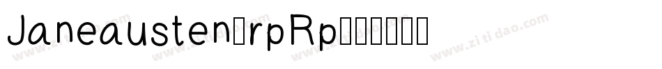 Janeausten-rpRp字体转换