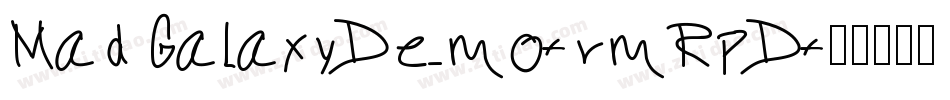 MadGalaxyDemo-vmRpD字体转换