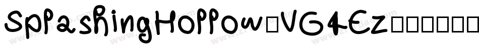 SplashingHollow-VG4Ez字体转换