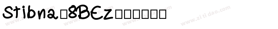 Stibna-8BEz字体转换