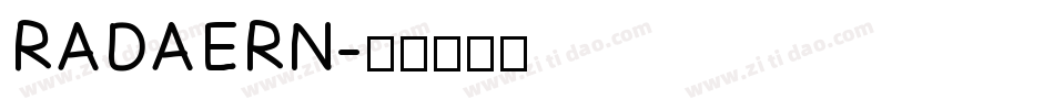 RADAERN字体转换