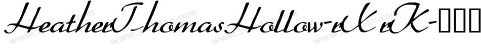 HeatherThomasHollow-rXrK字体转换