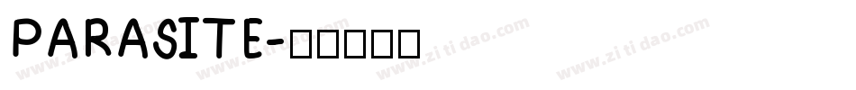PARASITE字体转换