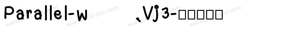 Parallel-wVj3字体转换