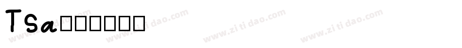 Tsa字体转换