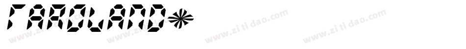 Taroland字体转换