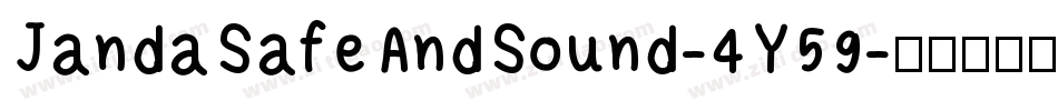 JandaSafeAndSound-4Y59字体转换