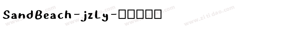 SandBeach-jzLy字体转换
