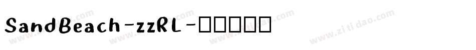 SandBeach-zzRL字体转换