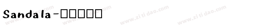 Sandala字体转换