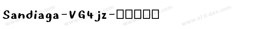 Sandiaga-VG4jz字体转换