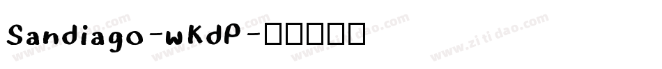 Sandiago-wKdP字体转换