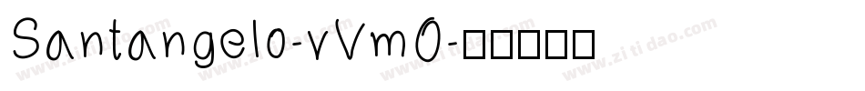 Santangelo-vVmO字体转换