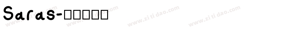 Saras字体转换