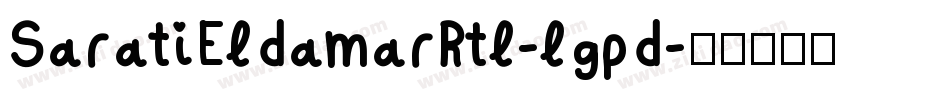 SaratiEldamarRtl-lgpd字体转换