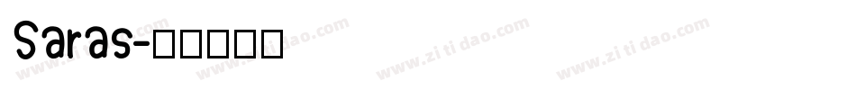Saras字体转换