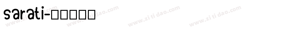 sarati字体转换