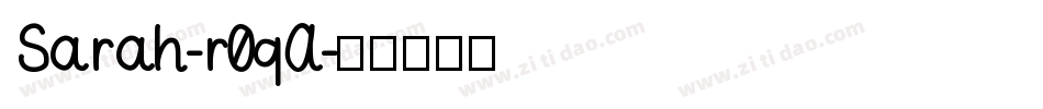 Sarah-r0qA字体转换