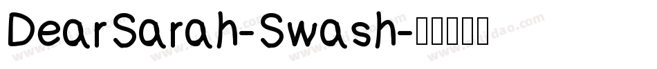 DearSarah-Swash字体转换