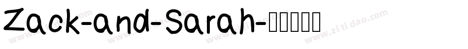 Zack-and-Sarah字体转换