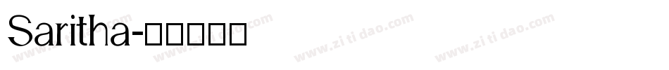 Saritha字体转换