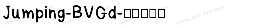 Jumping-BVGd字体转换