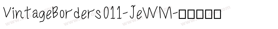 VintageBorders011-JeWM字体转换