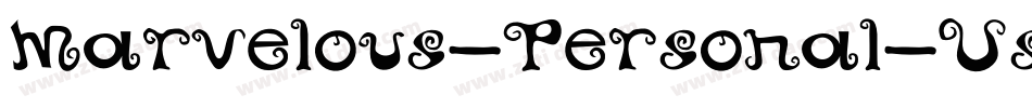 Marvelous-Personal-Use字体转换