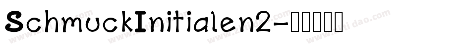 SchmuckInitialen2字体转换