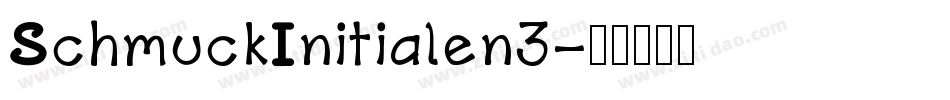 SchmuckInitialen3字体转换